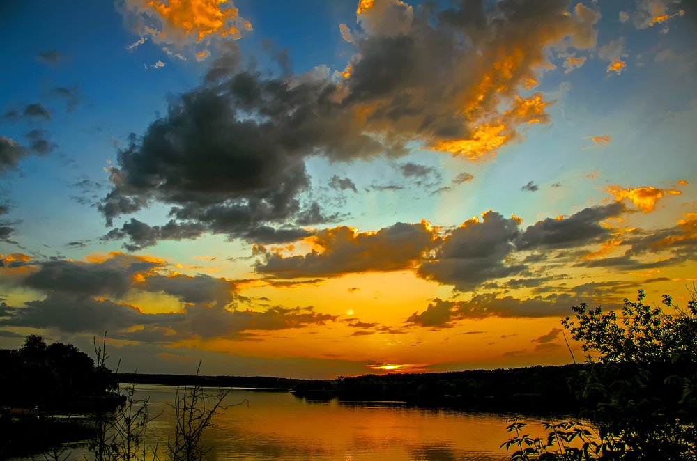 Закат на Днепре