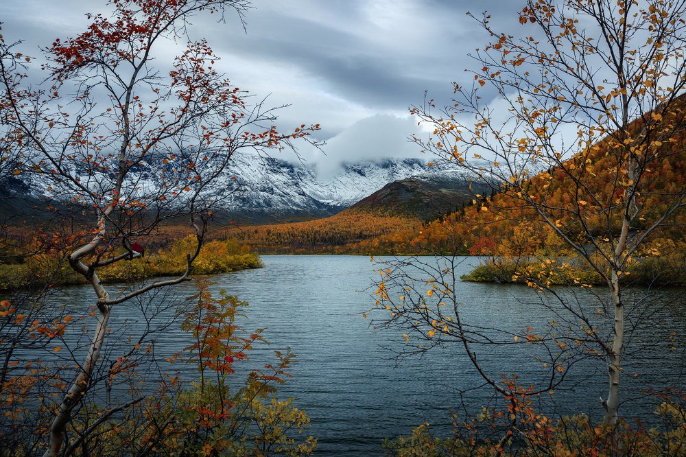 Озеро Малый Вудъявр.Сентябрь 2020 г.