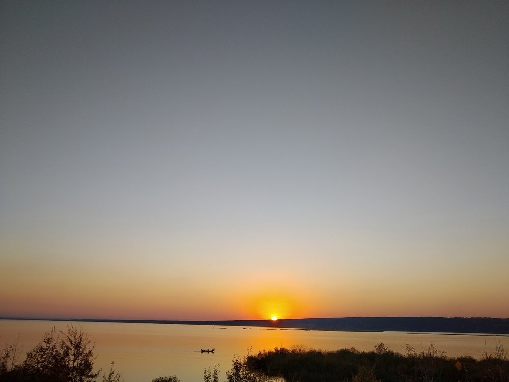 Осенний вечер на Каме