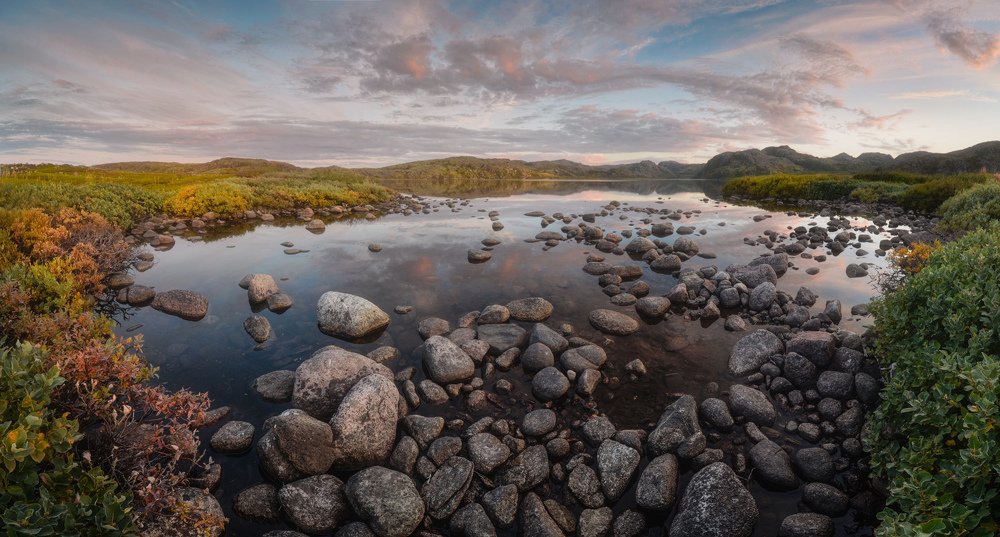 Вечер на Секретарском озере