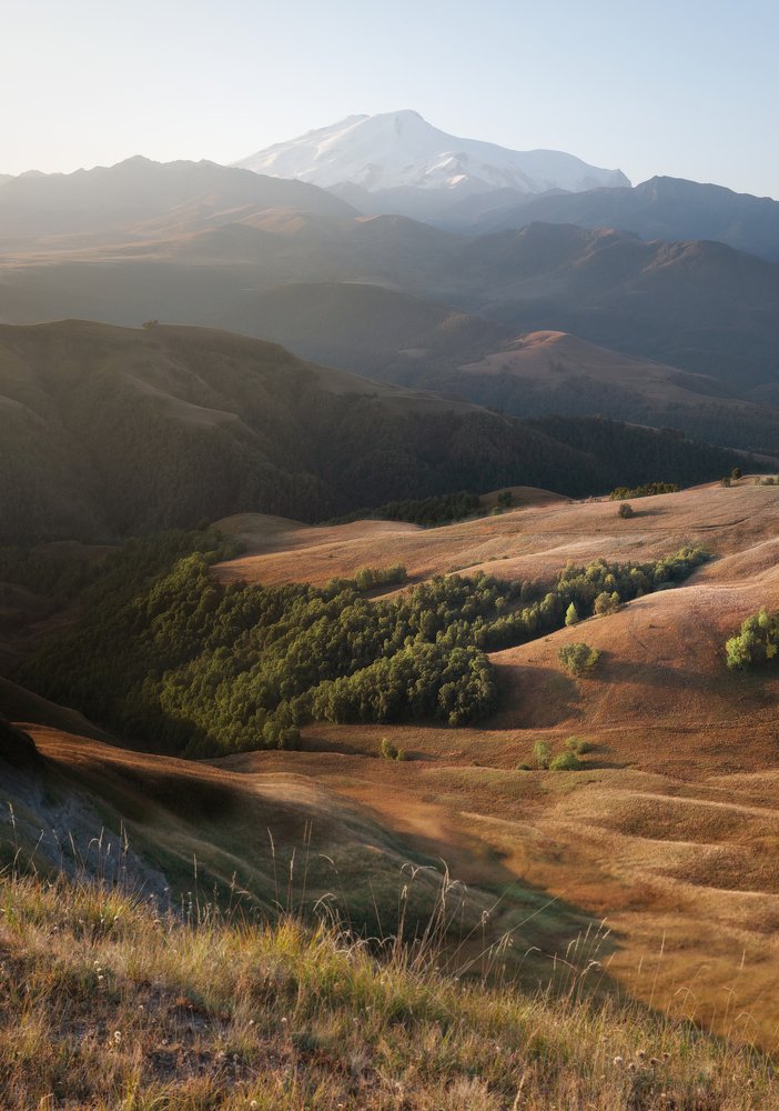 Рассветный Эльбрус.