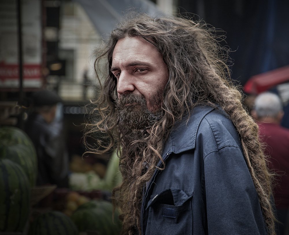 Уличный портрет.