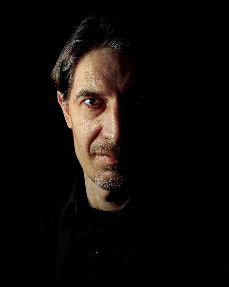 The dark side of the face