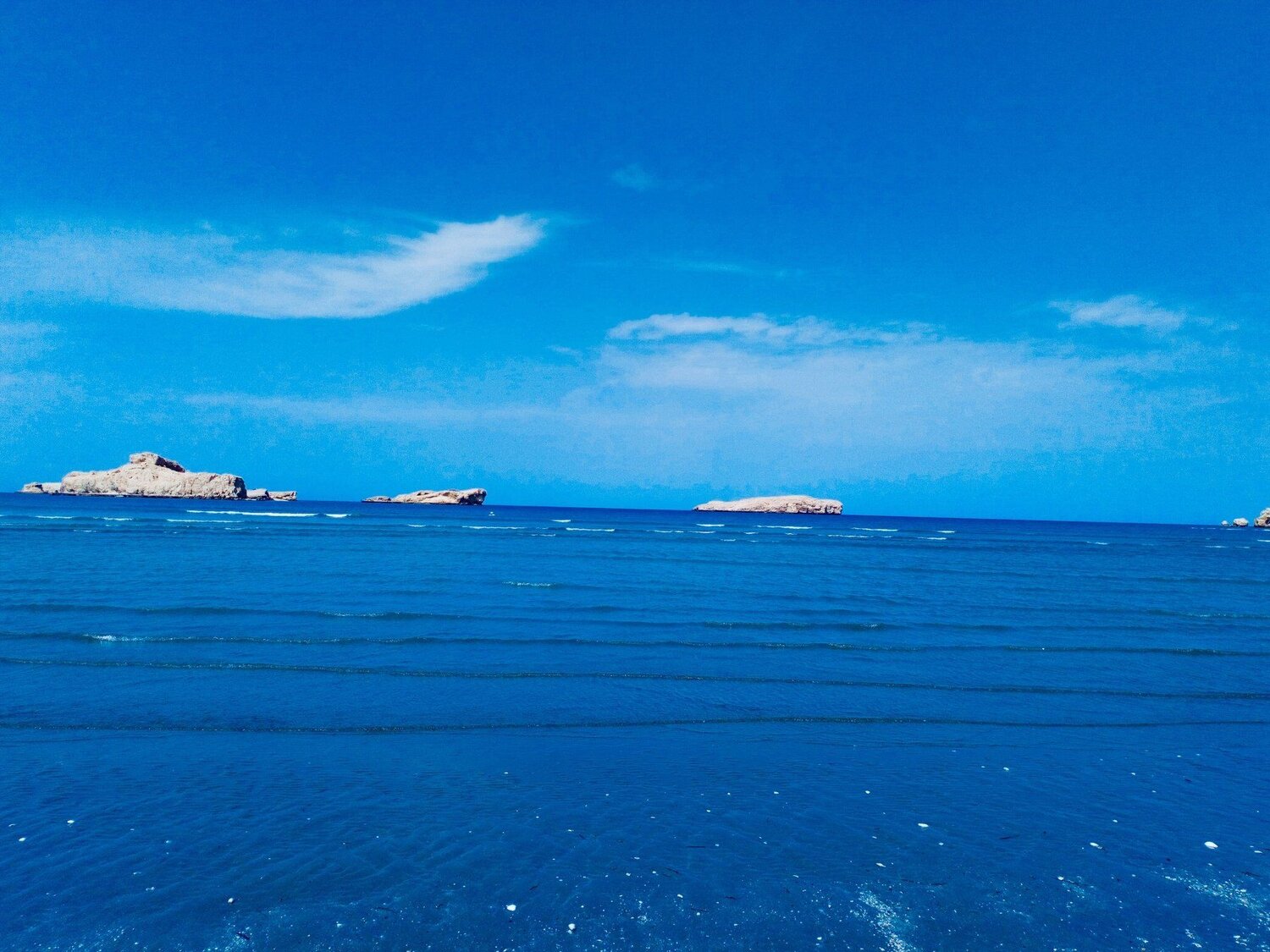 Arabian Sea with Hills