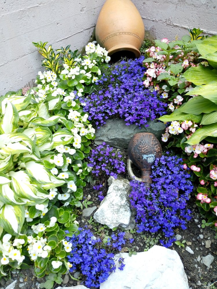 Водопад из цветов