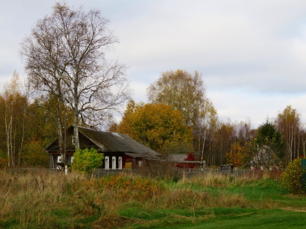 Деревенская осень.
