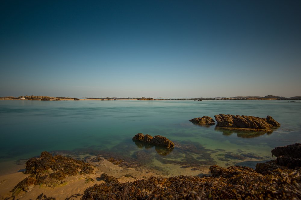 Seascape at the Chausey Island, Normandy, France