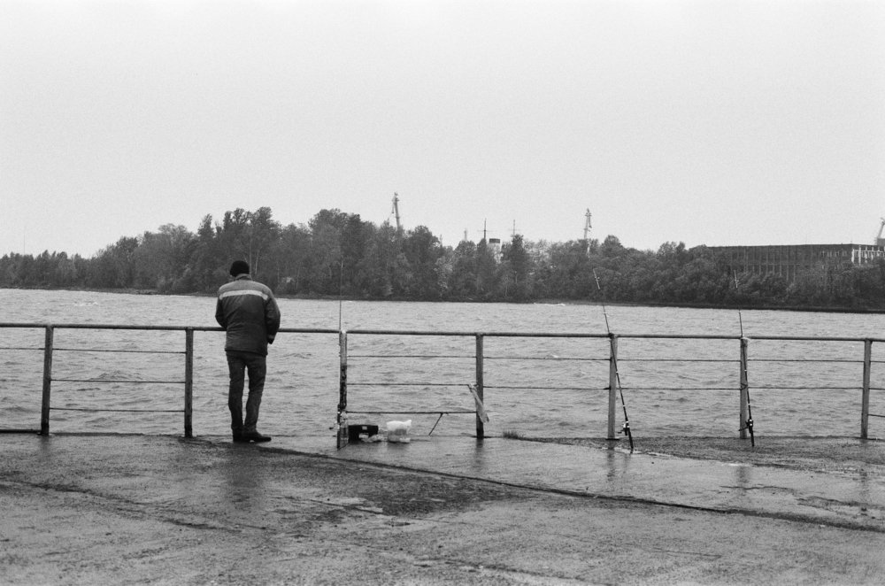 Fisherman. Kronstadt.