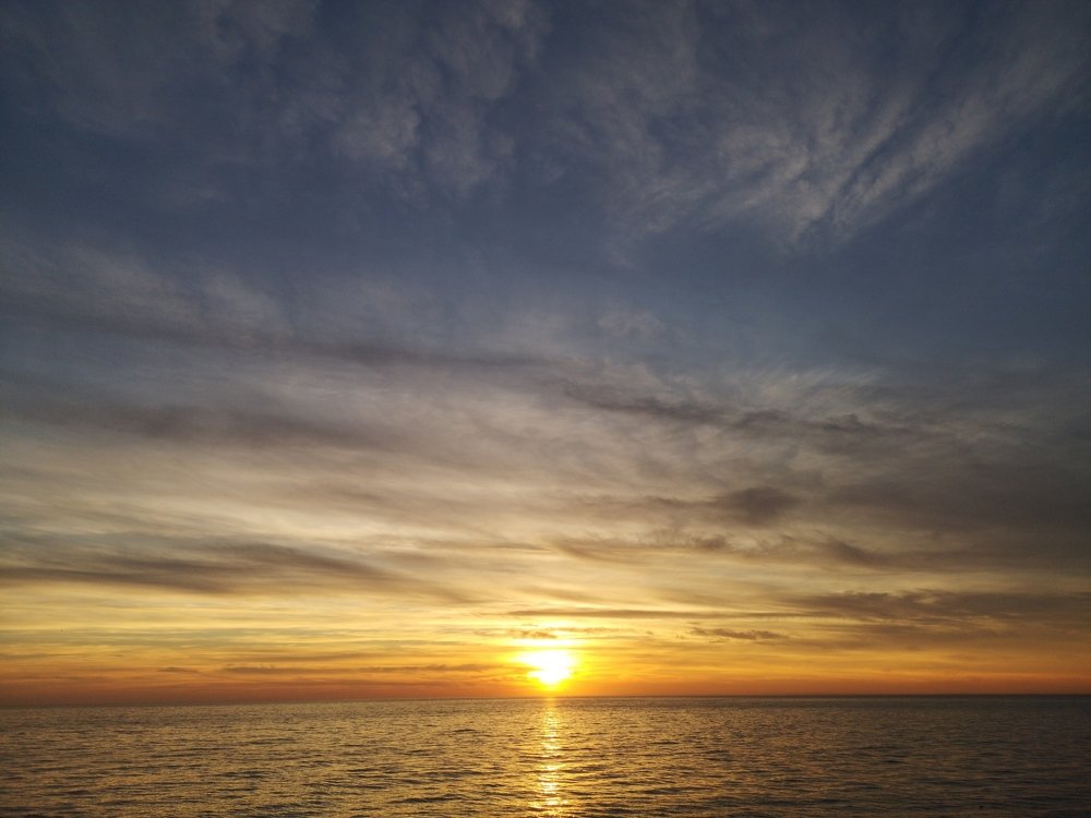 Закат на Чёрном море