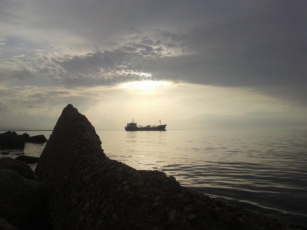 Impressionistic seascape