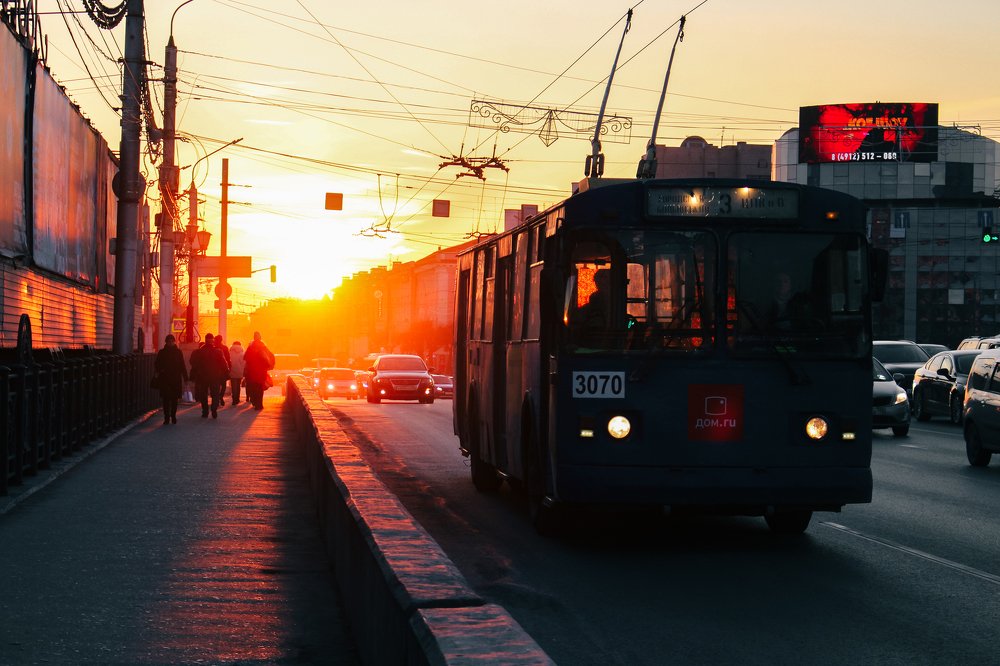 One of the Sunny Days of the City