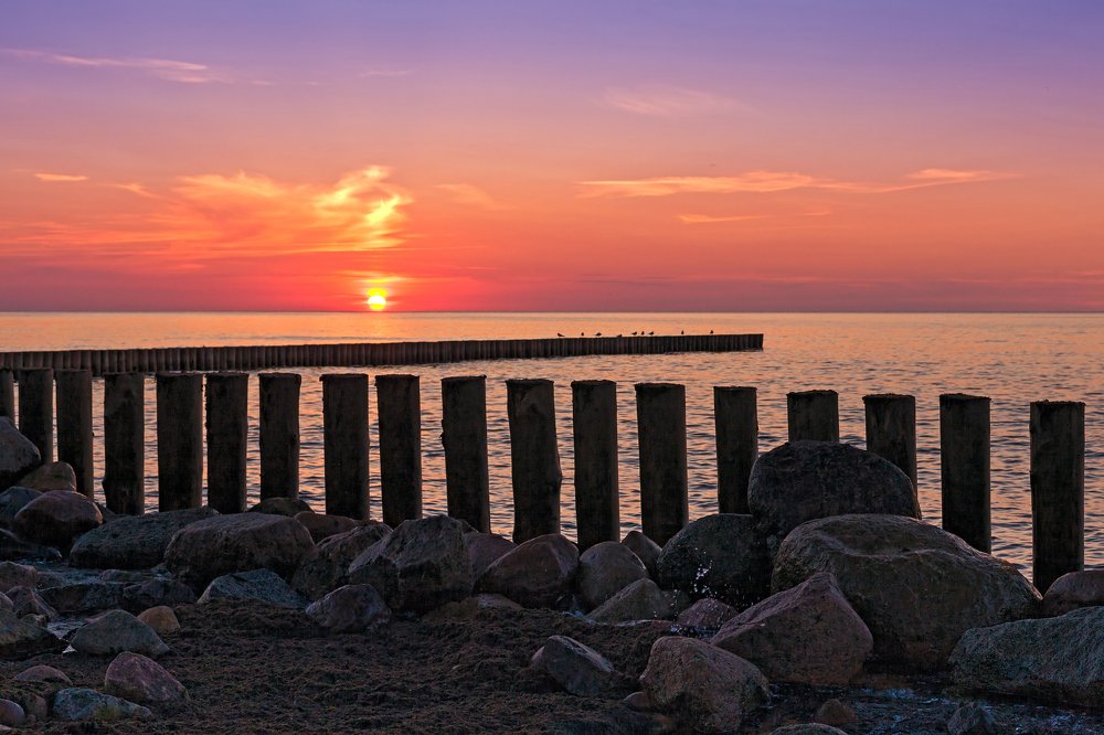 Закат на Балтике