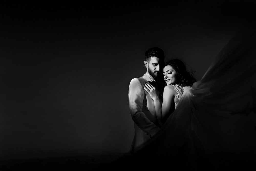 Young couple at Nafplio in Greece