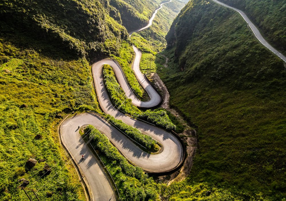 Đường cong thiên nhiên hùng vĩ