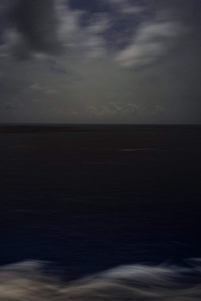 Sea at night