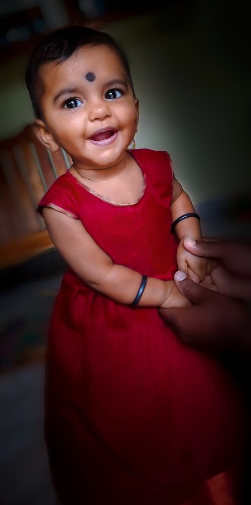 Smile of satisfaction