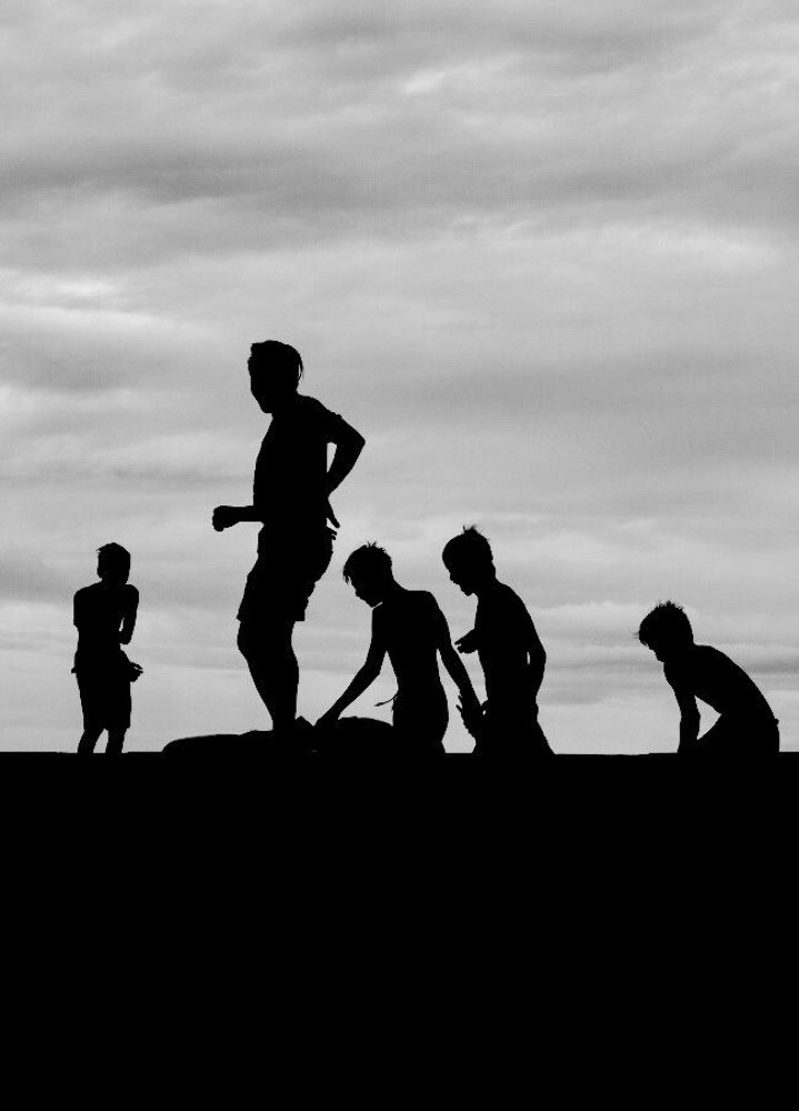 Dancing in monochrome