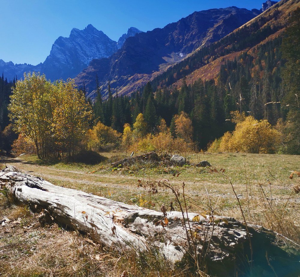 Осень в Домбае