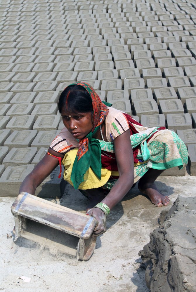 Woman power of India.