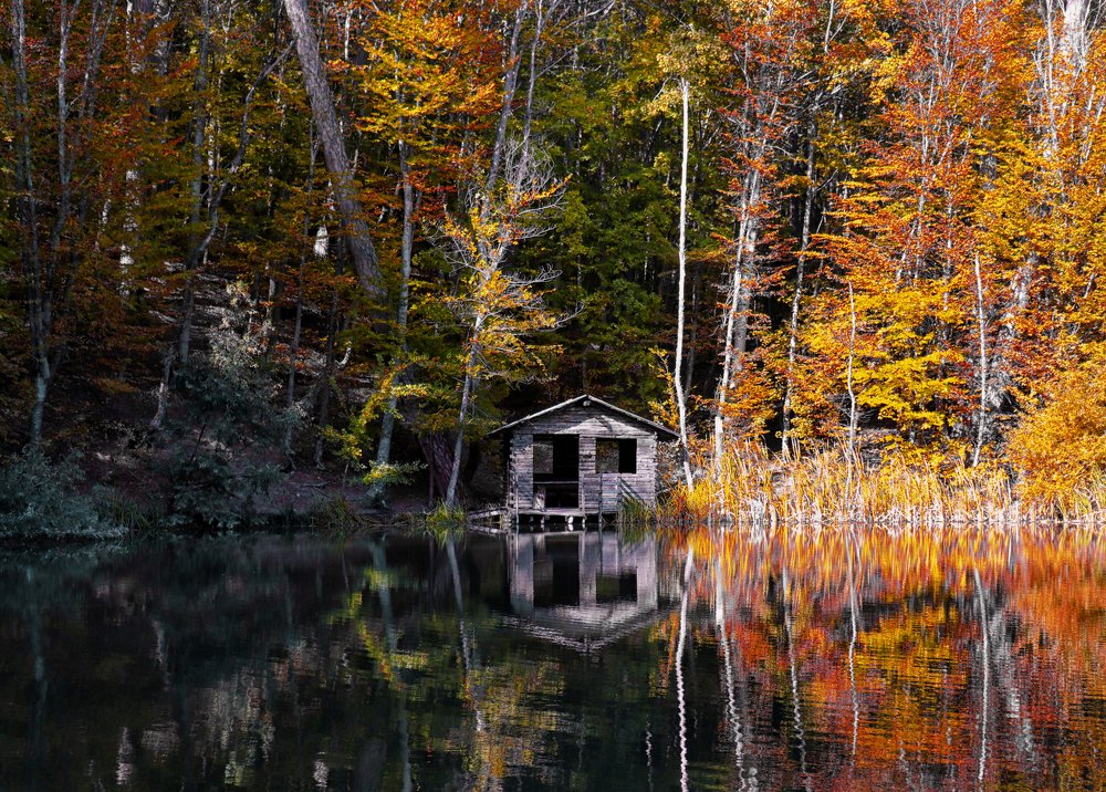 Домик на озере...