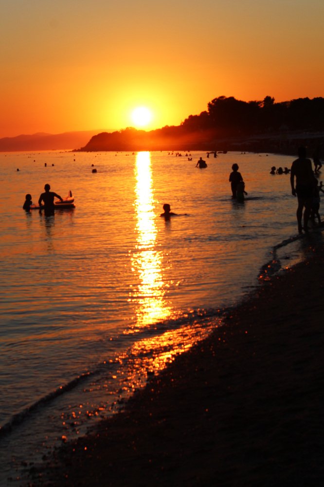 Sunset in Kallikrateia - Chalkidiki
