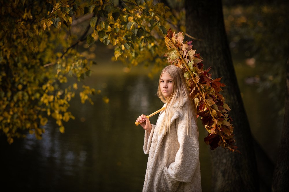 девочка Осень