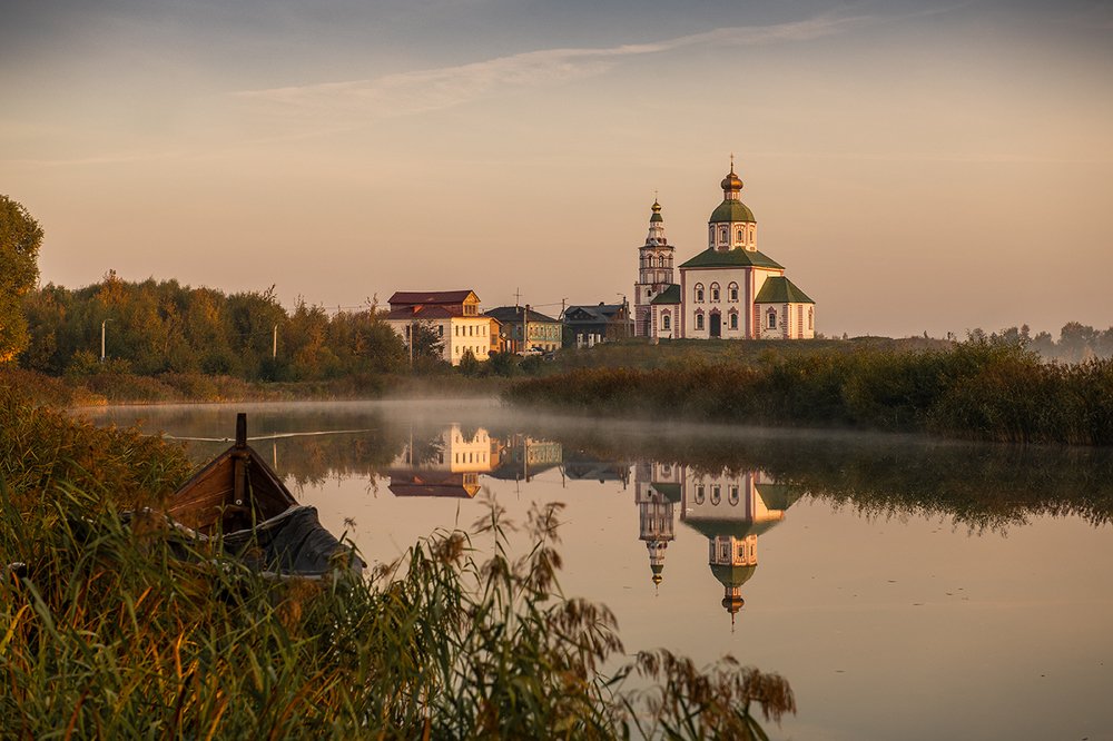 рассвет в Суздале