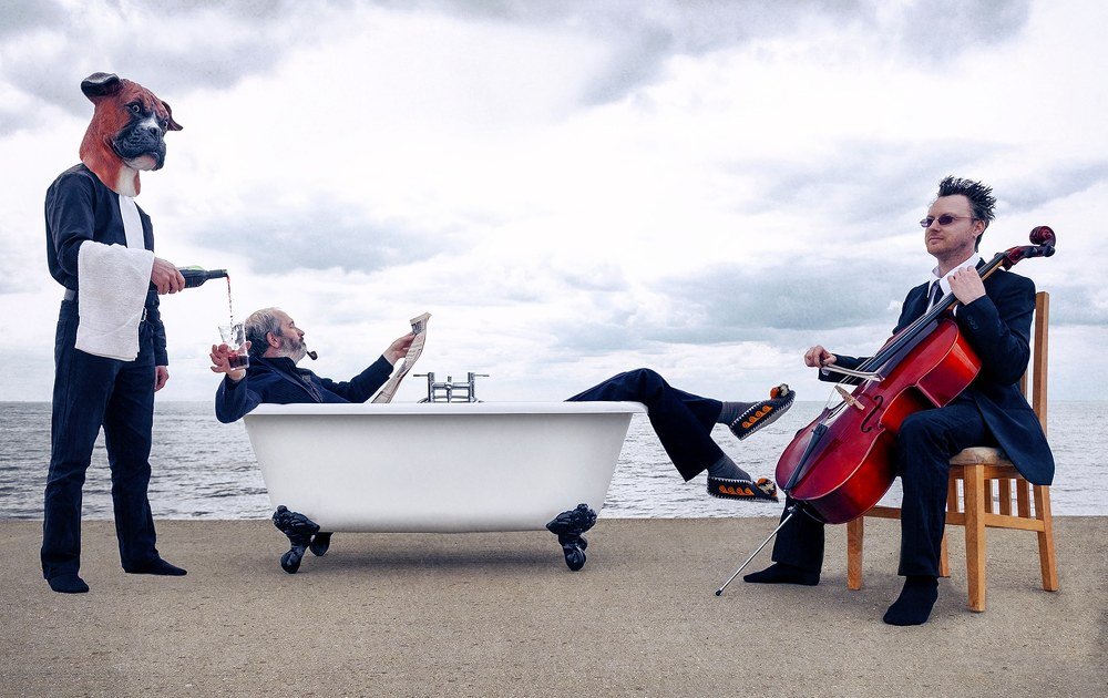 Bathed in luxury.....