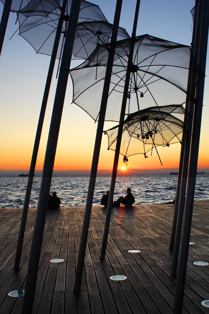 Sunset in Thessaloniki