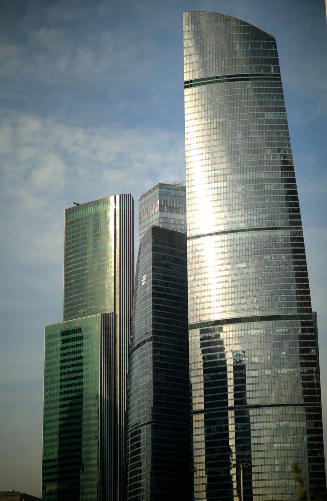 Утро над Москва-Сити