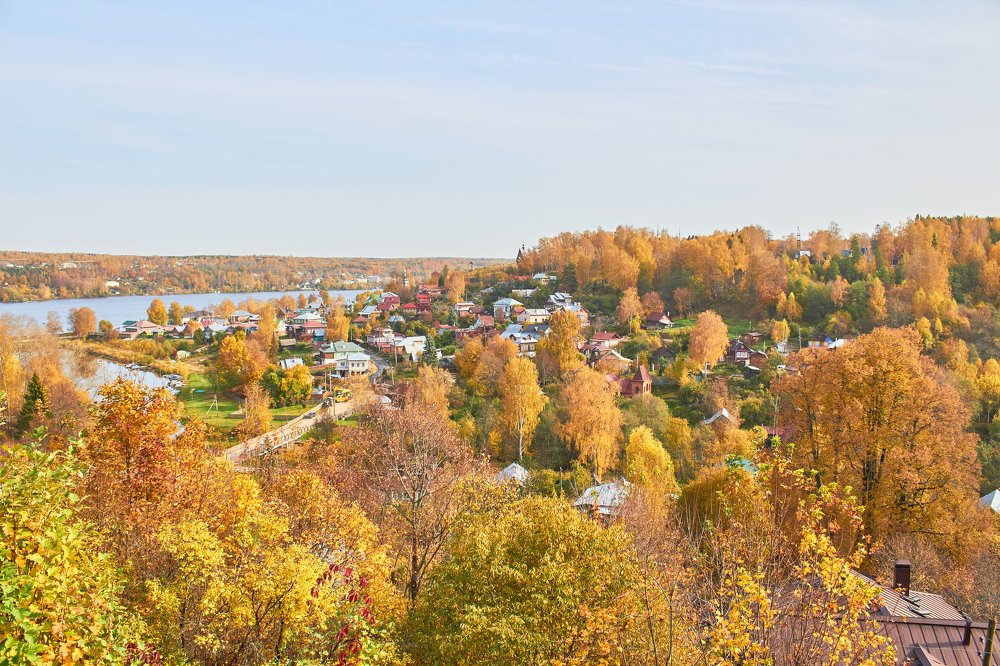 Золотая осень в городе Плес