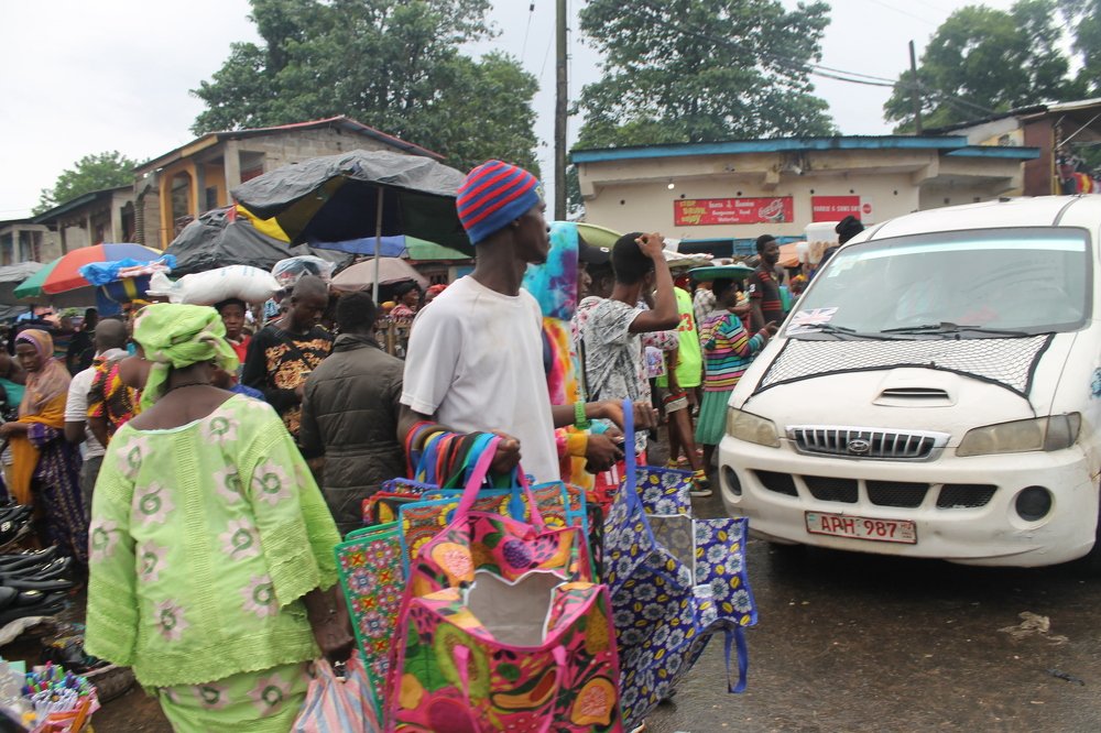 streets trading in Africa