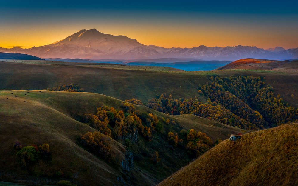 На рассвете.Перевал Гум-Баши.Северный Кавказ.