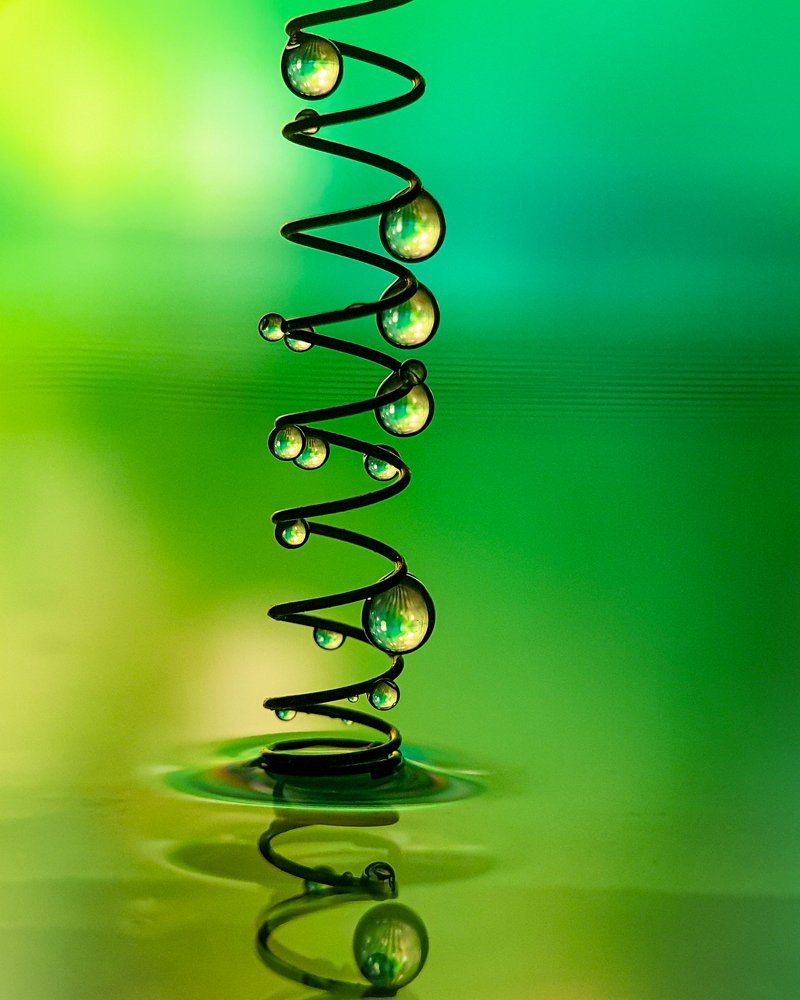 Color into the water