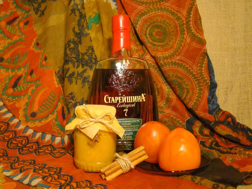 Хурма с коньяком