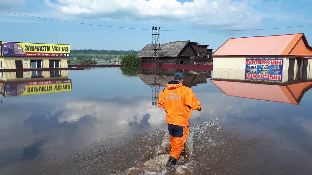 Тулун. Зона затопления.
