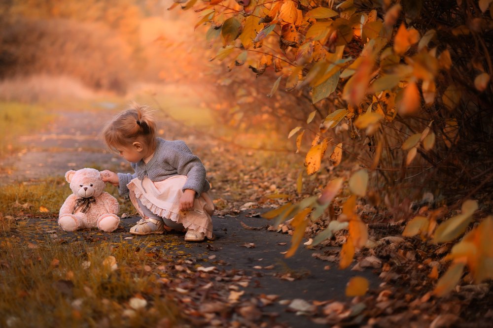 Прогулка с мишкой