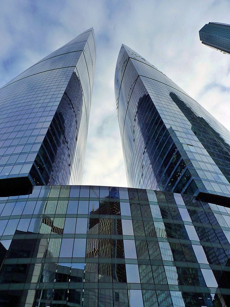 небоскребы в сером (skyscrapers in grey)