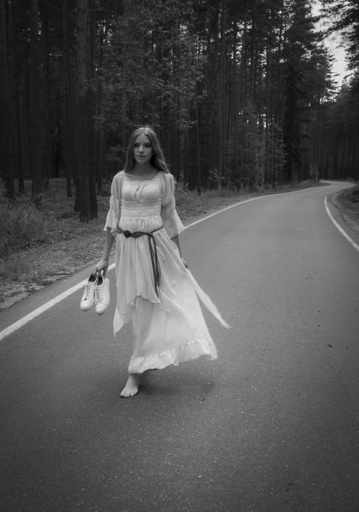 По лесной дороге