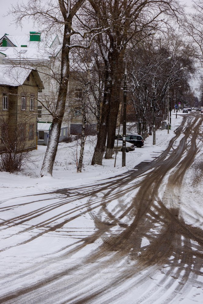Январская распутица в Вологде