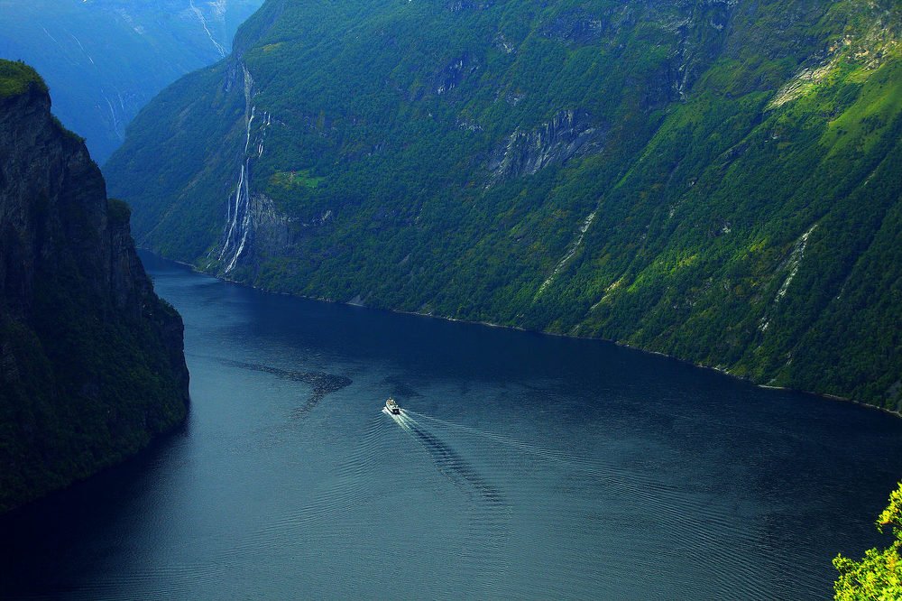 Пятипалубный кораблик. Гейрангерфьорд