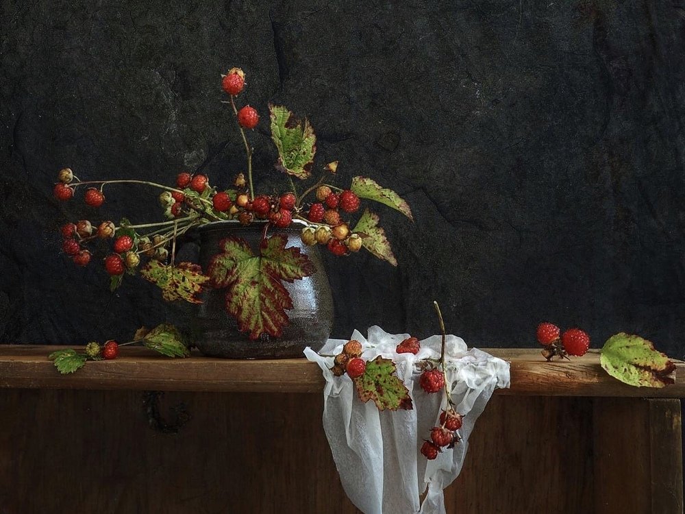 Дикая малина.