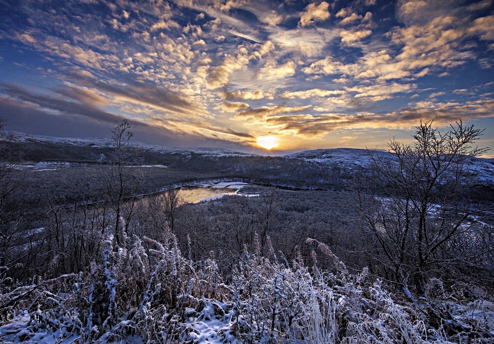 Зимний восход