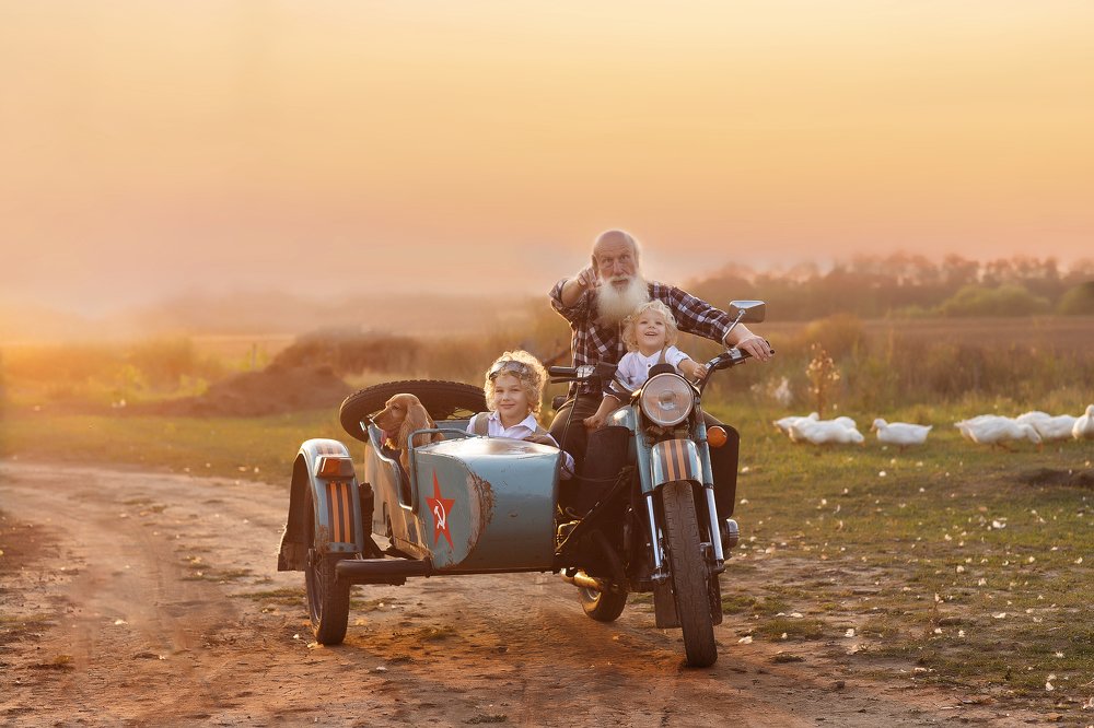 В деревне у дедушки