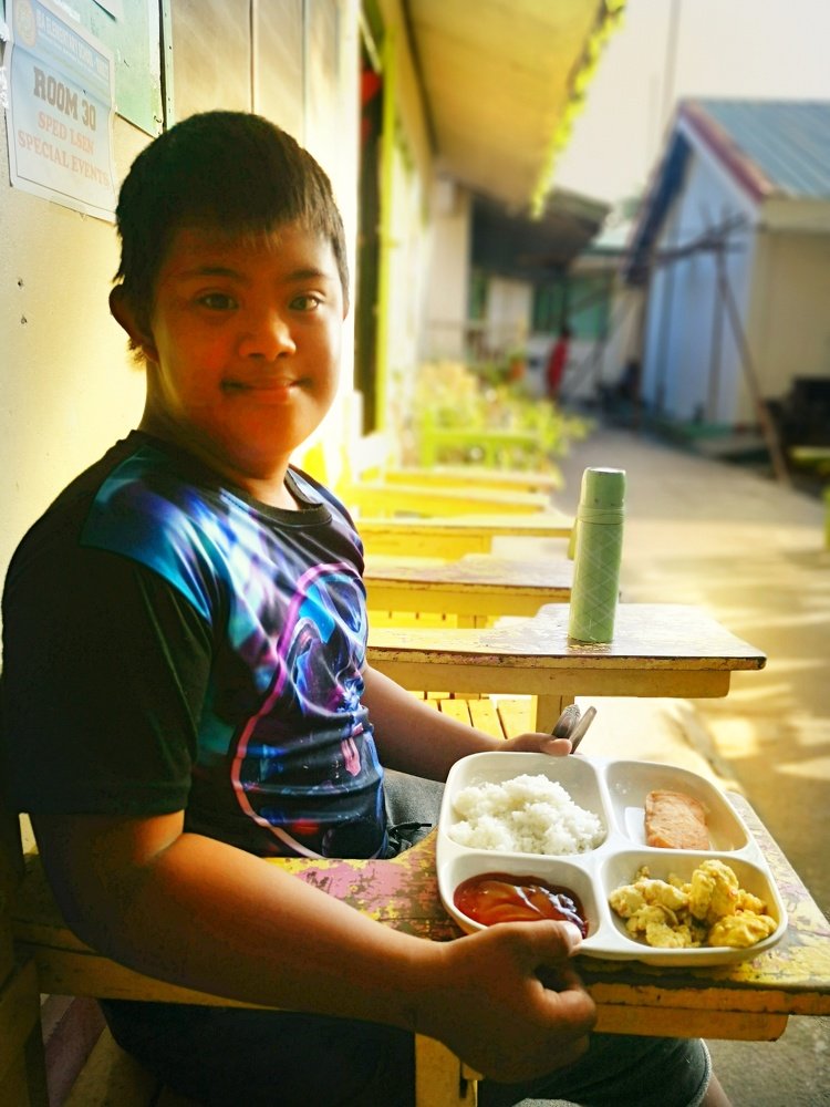 Smile of special man