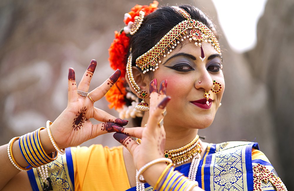 Indian classical dancer