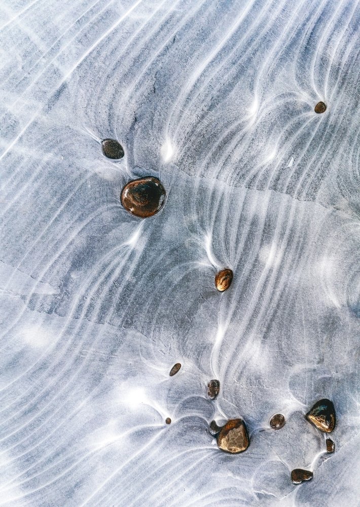 Абстракции замерзших луж 2