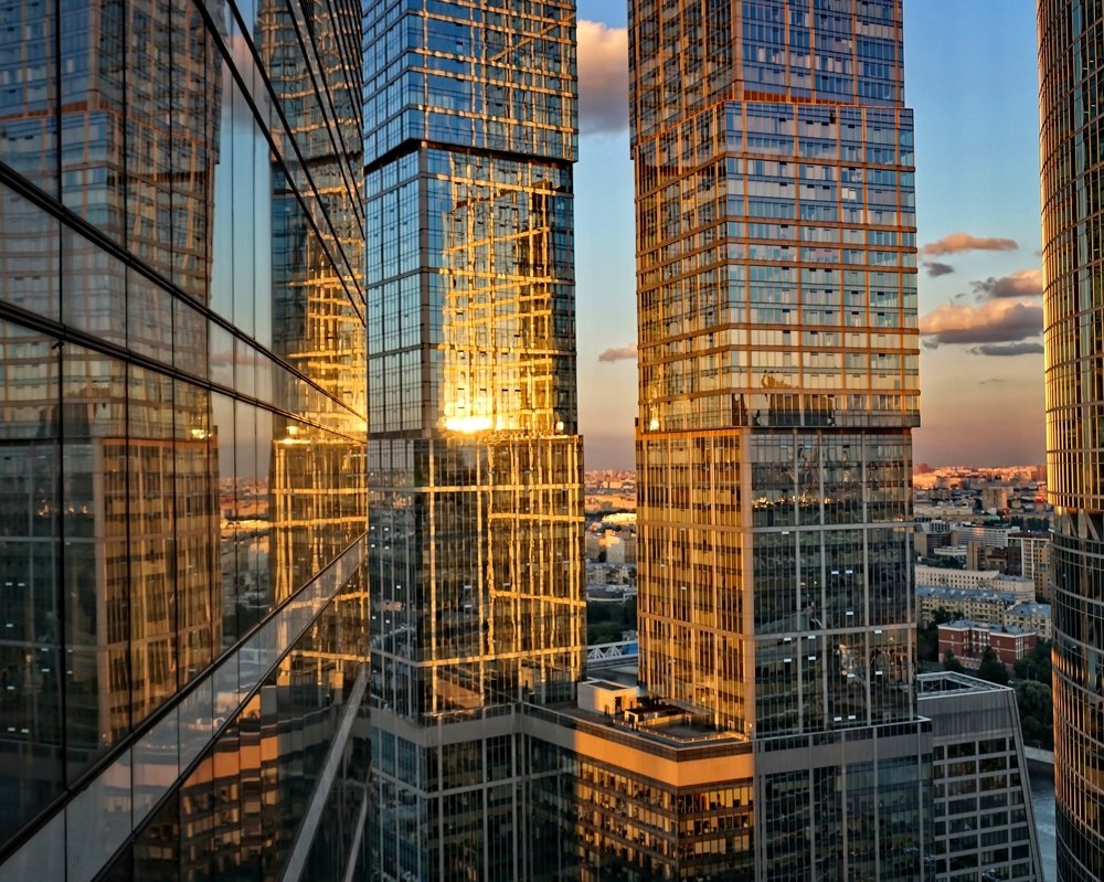 В лучах заката