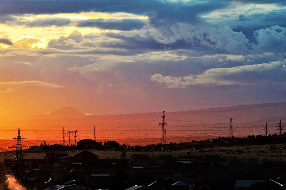 закат солнца