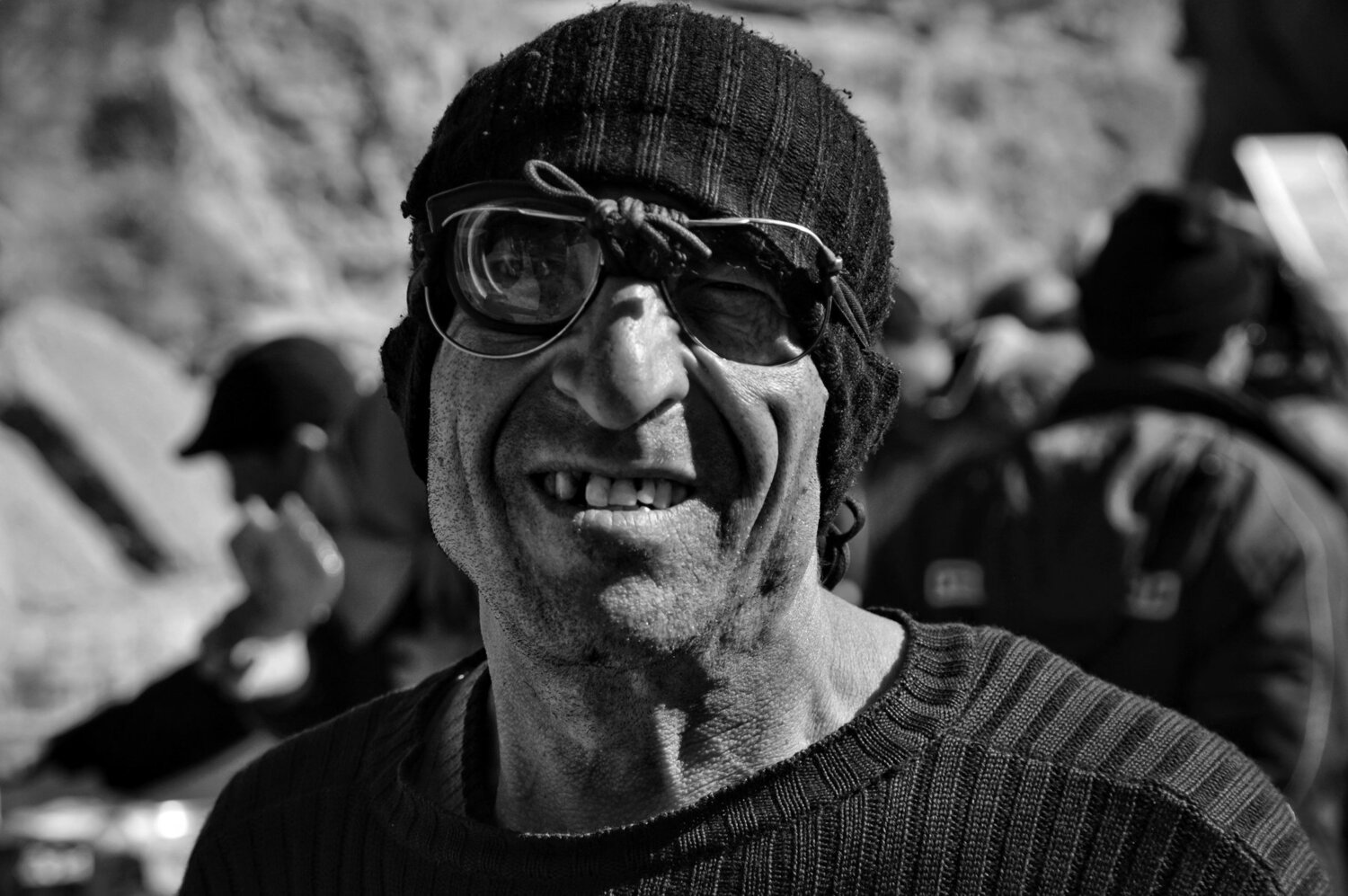 Fighting difficult life with eyes Fighting difficult life with eyes